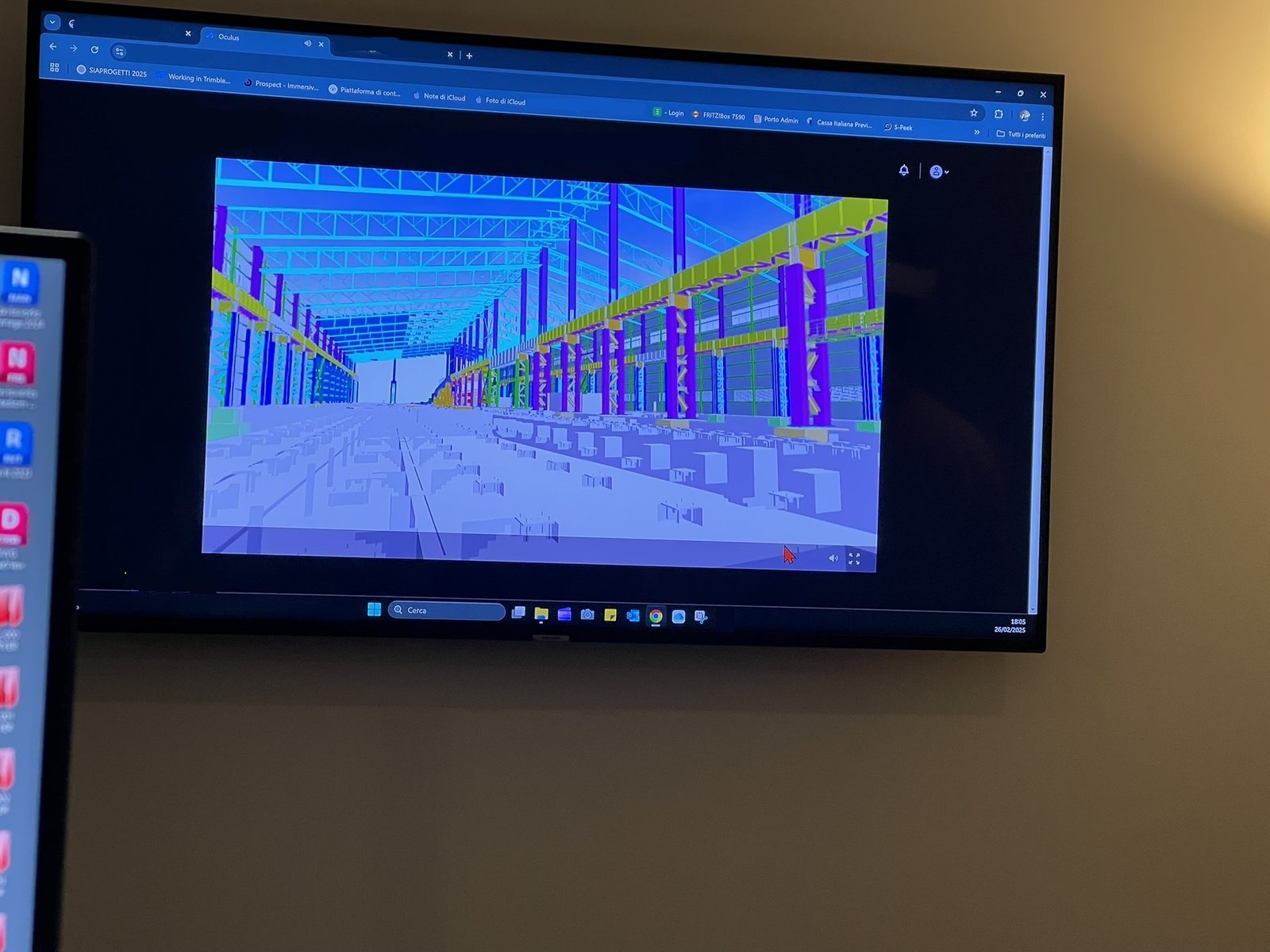 3D Digital Twin acciaieria — modello as-built da scansione laser e rilievo on-site