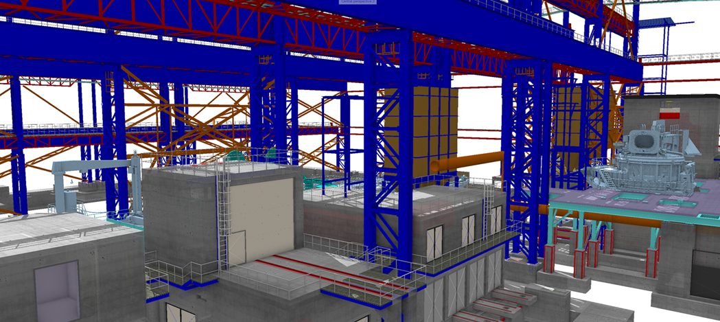 Layout coordination meltshop — disposizione forno EAF e ladle furnace su modello civile