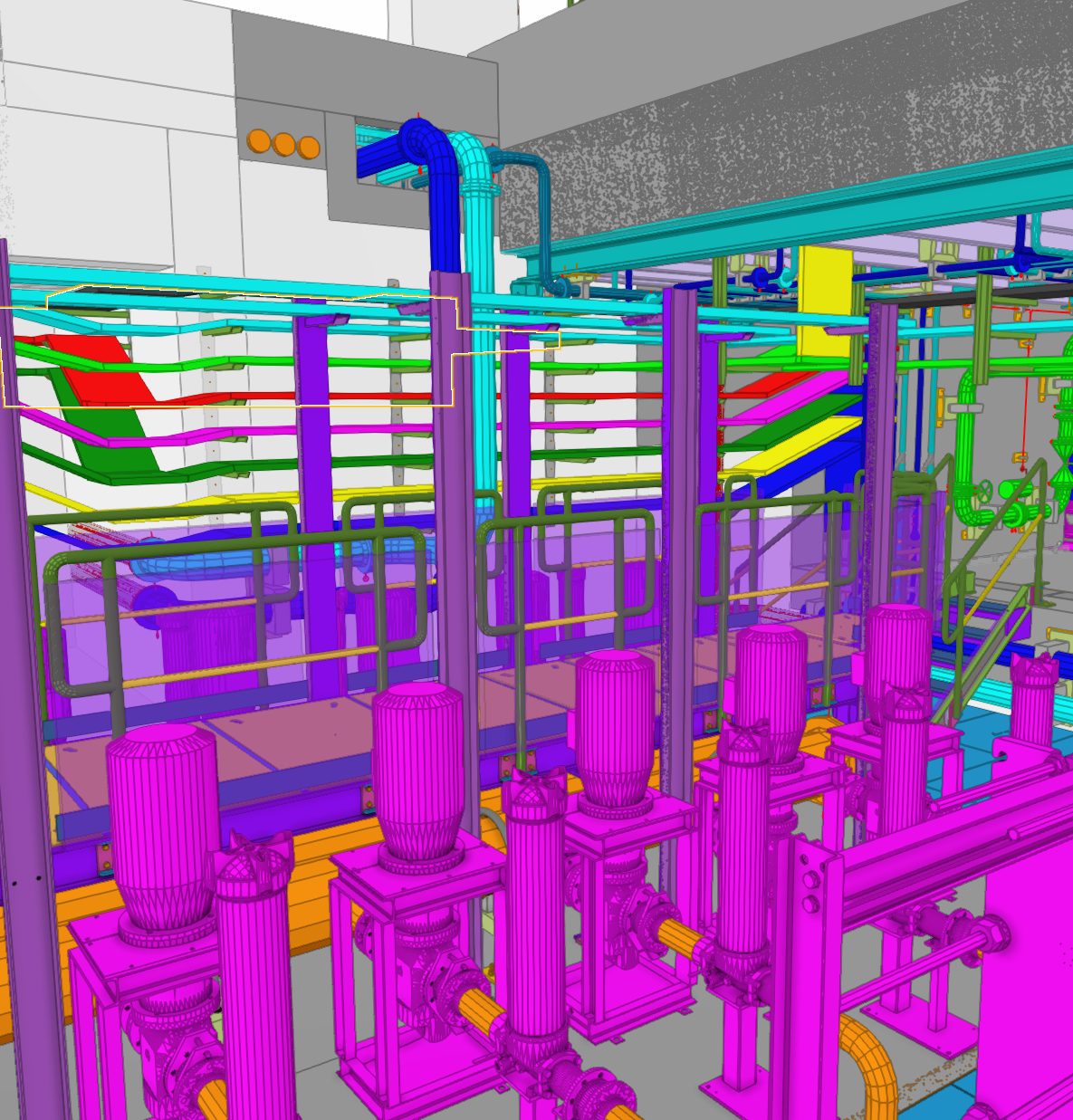 Detail design tubazioni industriali — supporti, valvolame e strumentazione di linea